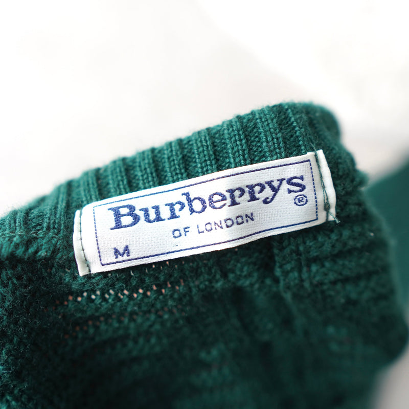 80's〜90's｜Logo Embroidery Wool Sweater｜Made in England - NEWSED