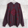 80's〜90's｜Logo Embroidery Wool Sweater｜Made in England