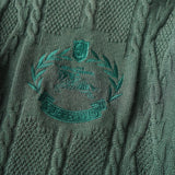 80's〜90's｜Logo Embroidery Wool Sweater｜Made in England - NEWSED