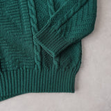 80's〜90's｜Logo Embroidery Wool Sweater｜Made in England - NEWSED