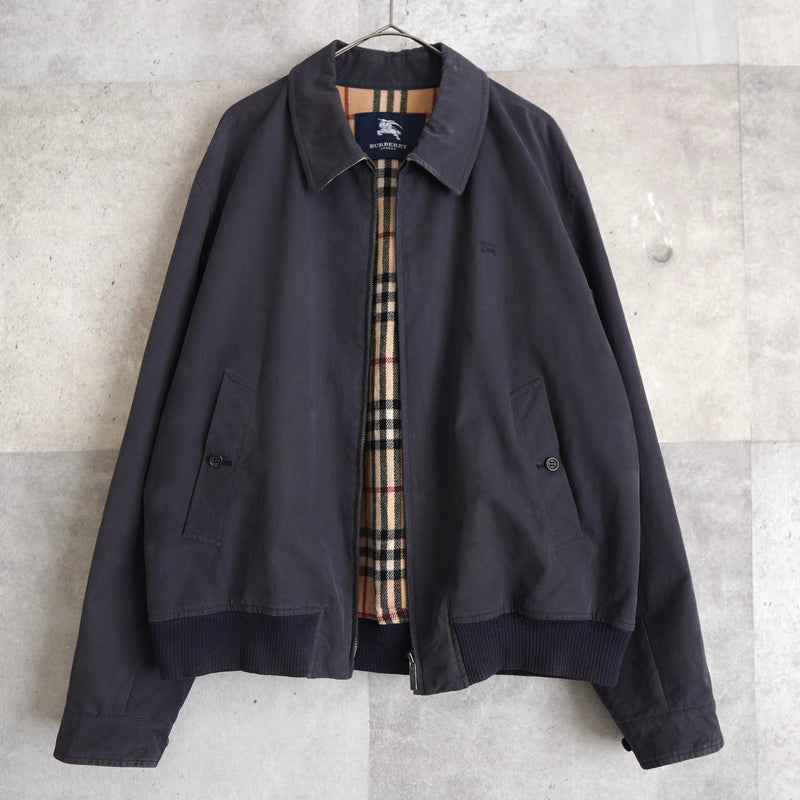 80's〜90's｜Logo Embroidery Zip - up Blouson｜Made in Spain - NEWSED