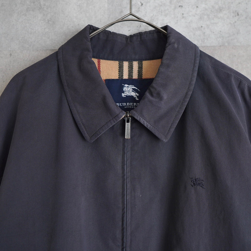 80's〜90's｜Logo Embroidery Zip - up Blouson｜Made in Spain - NEWSED