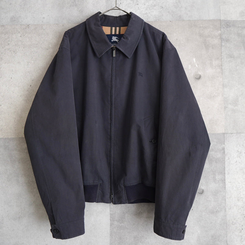 80's〜90's｜Logo Embroidery Zip - up Blouson｜Made in Spain - NEWSED