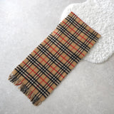 80's〜90's｜Nova Check Cashmere Muffler｜Made in England - NEWSED