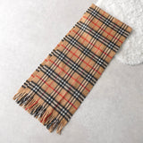 80's〜90's｜Nova Check Cashmere Muffler｜Made in England - NEWSED