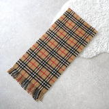 80's〜90's｜Nova Check Cashmere Muffler｜Made in England - NEWSED