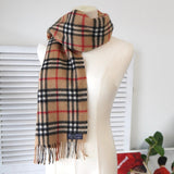 80's〜90's｜Nova Check Cashmere Muffler｜Made in England - NEWSED