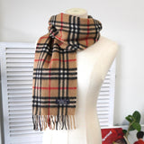 80's〜90's｜Nova Check Cashmere Muffler｜Made in England - NEWSED