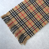 80's〜90's｜Nova Check Cashmere Muffler｜Made in England - NEWSED