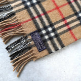 80's〜90's｜Nova Check Cashmere Muffler｜Made in England - NEWSED