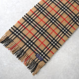 80's〜90's｜Nova Check Cashmere Muffler｜Made in England - NEWSED