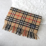 80's〜90's｜Nova Check Cashmere Muffler｜Made in England - NEWSED