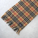 80's〜90's｜Nova Check Cashmere Muffler｜Made in England - NEWSED