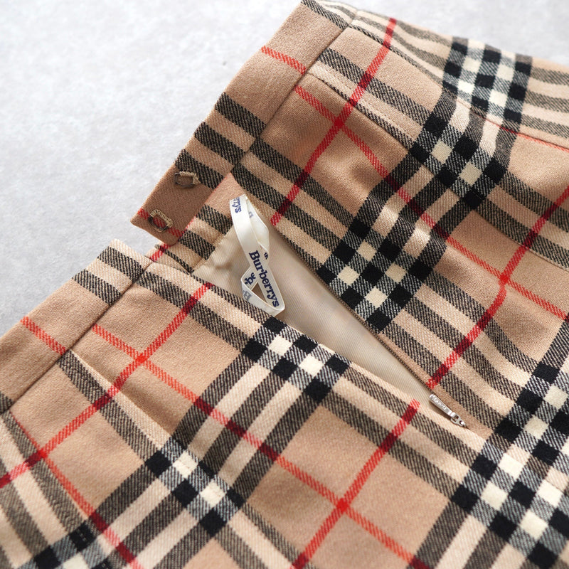 80's〜90's｜Nova Check Middle Length Skirt - NEWSED