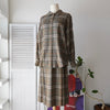 80's〜90's｜Nova Check Shirt & Skirt