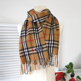 80's〜90's｜Nova Check Wool Muffler｜Made in England - NEWSED