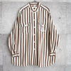 80's｜Embroidered Stripe Shirt