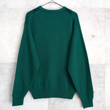 80's｜Logo Patch Argyle Pattern Sweater - NEWSED