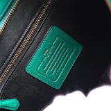 2way Green Leather One-shoulder Bag