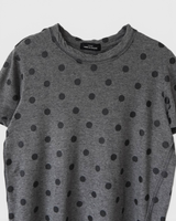 コム デ ギャルソン AD2005 ドット 半袖トップス Tシャツ グレー レディース