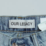 アワーレガシー 25SS VAST CUT バタフライ 刺繍 デニム ブルー