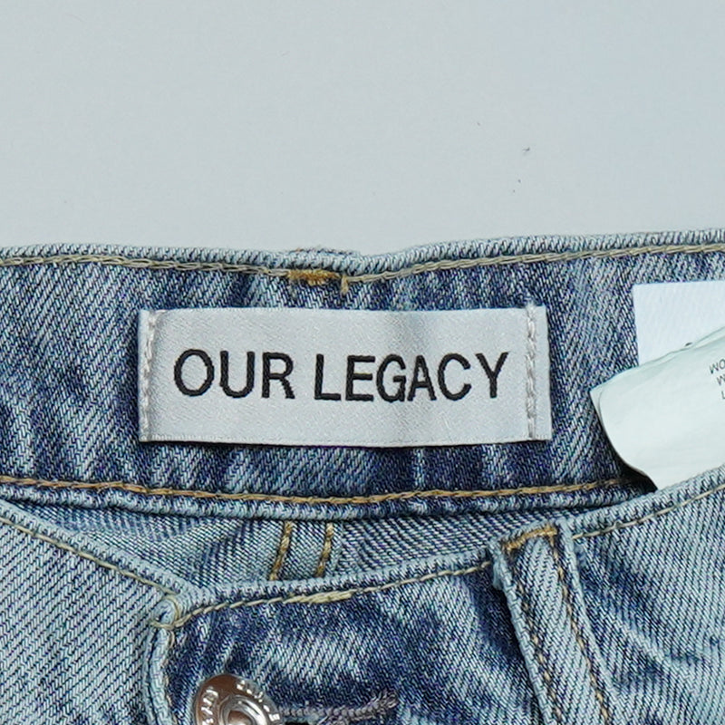 アワーレガシー 25SS VAST CUT バタフライ 刺繍 デニム ブルー