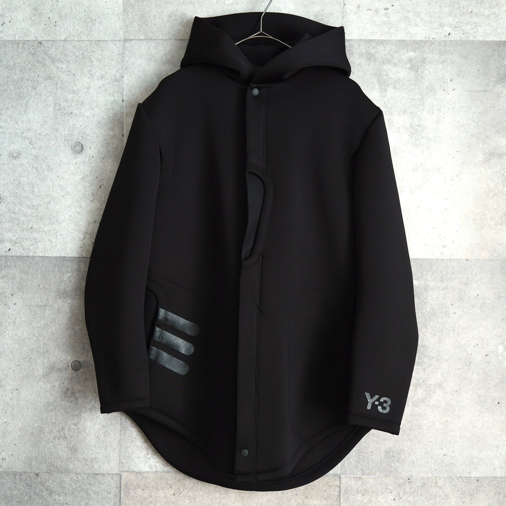 ワイスリー FUTURE SPORT HOODIE ロゴ フルジップ パーカー ブラック