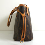 ルイ ヴィトン モノグラム ネヴァーフルPM トートバッグ ブラウン M40155