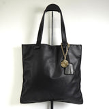 ロエベ アナグラム フラメンコ レザー トートバッグ ブラック