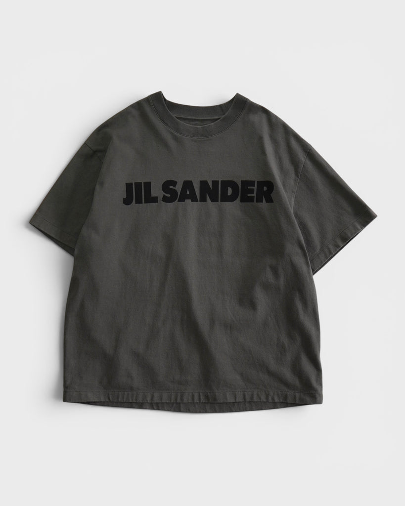 ジルサンダー ロゴ Tシャツ カーキ M レディース