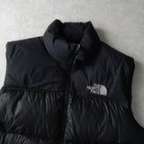 ザ ノースフェイス ヌプシ 700フィル ロゴ ダウンベスト ブラック