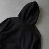 Supreme Pile Logo 黑色连帽衫