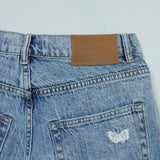 アワーレガシー 25SS VAST CUT バタフライ 刺繍 デニム ブルー