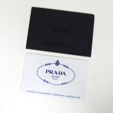 プラダ レザー ビジュー スタッズ 2way ハンドバッグ ショルダーバッグ ブラック