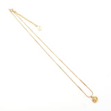 クリスチャン ディオール CDロゴ サークル ネックレス GP レディース