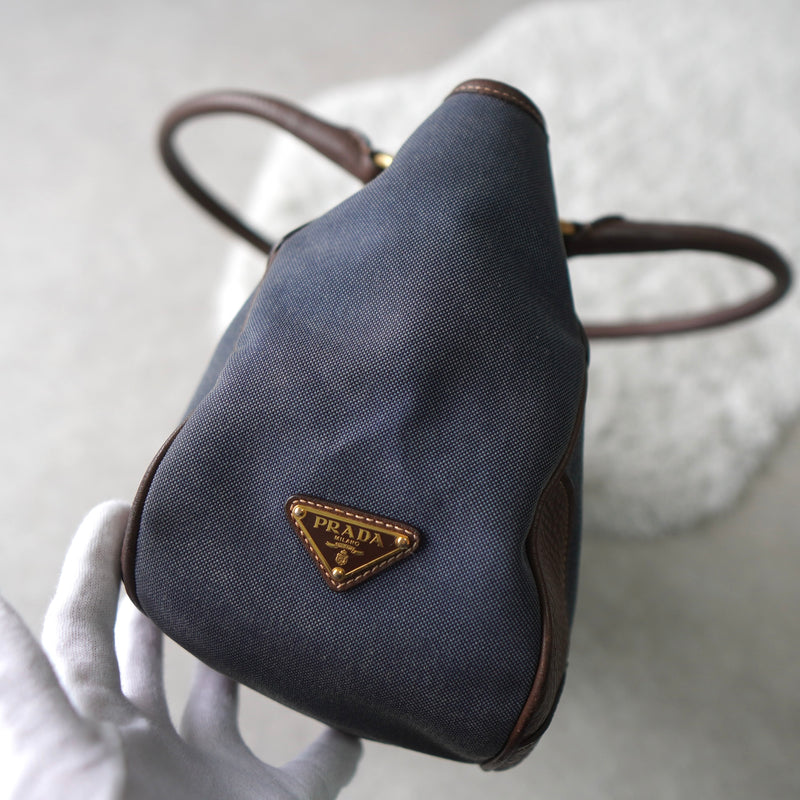 Jacquard Leather Tote Bag