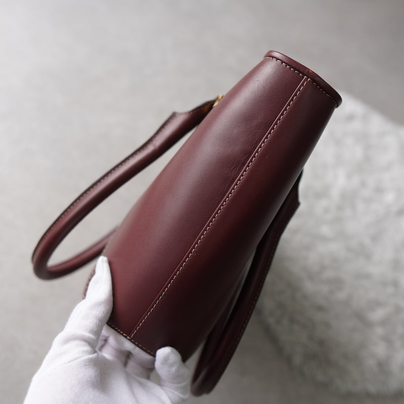 mast de Cartier Leather Hand Bag