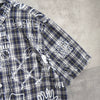 Palace Paint Check Short Sleeve Shirt, Blue