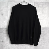 バーバリー ヴィンテージ ホースロゴ モックネック ニット ブラック