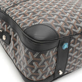 ゴヤール アンバサッドMM PVC/レザー ブリーフケース ビジネスバッグ ブラック メンズ