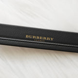 バーバリー ヴィンテージ ホースロゴ 差し込み式 ベルト ブラック メンズ デッドストック 箱付き