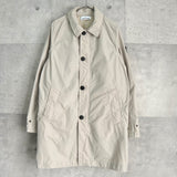 ストーンアイランド コンパスバッジ ステンカラーコート ベージュ メンズ