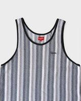 シュプリーム Knit Stripe Tank Top ニット タンクトップ グレー系 メンズ