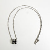 エルメス ポップアッシュ ネックレス シルバー / ブラック