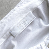 Prada 2021SS 徽标标签口袋短袖 Polo 衫 白色