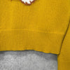 メゾン キツネ フォックスヘッド ウール ニット レディース イエロー