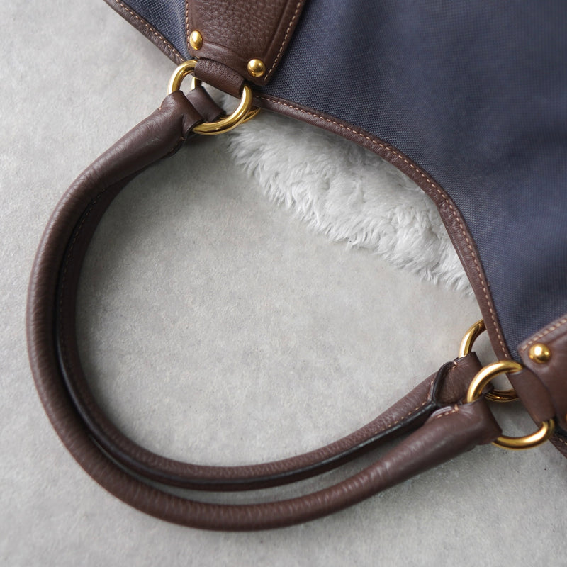 Jacquard Leather Tote Bag