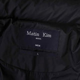 マーティンキム  ロゴ ダウンジャケット ブラック