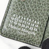 メゾン マルジェラ 四つタグ レザー 二つ折り財布 コンパクトウォレット カーキ 箱付き