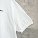 ラコステ ロゴ 半袖ポロシャツ ホワイト